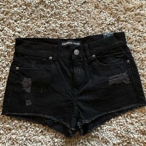 Express jean shorts